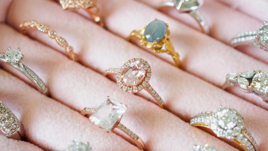 genuine diamond fashion rings for women